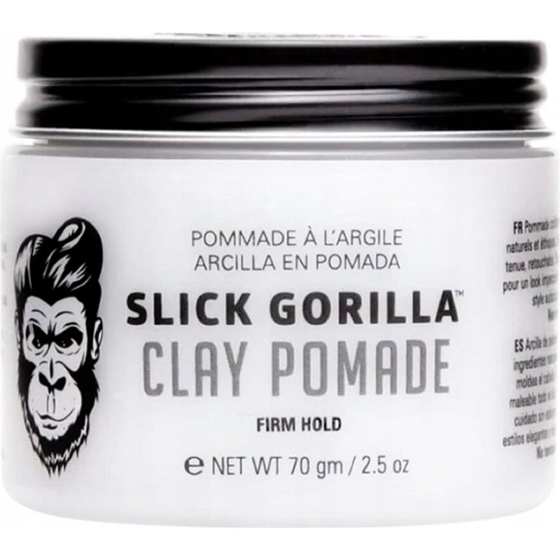 Matu pomāde Slick Gorilla Clay Pomade ar stipru fiksāciju, matēts efekts, 70 g