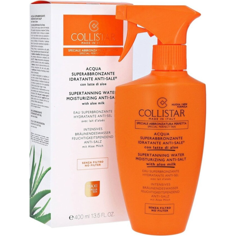 Collistar Supertanning ūdens ar alvejas pieniņu, 400 ml