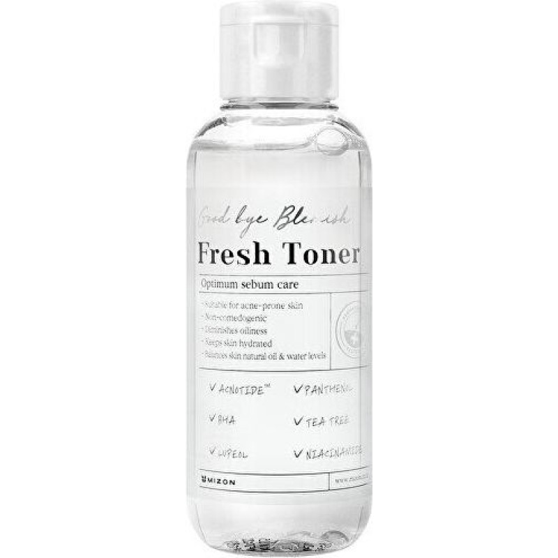 Toneris - MIZON - Good Bye Blemish Fresh - 120 ml - Bez alkohola - Mitrinošs