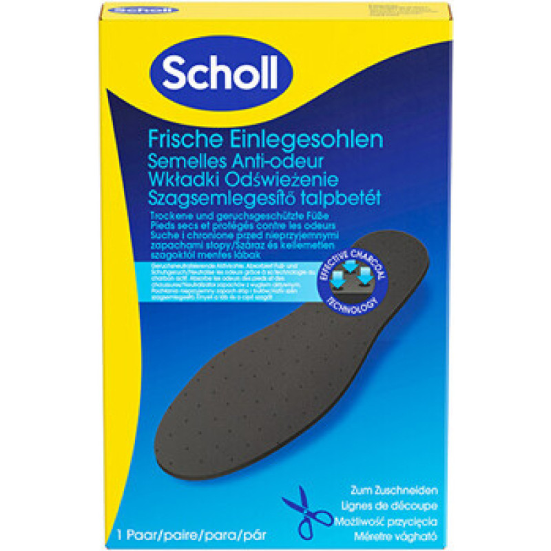 Scholl Odour Buster ( 1 p&aacute;r ) - Vložky do bot proti z&aacute;pachu