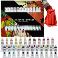Akrila krāsas 24 vienības - 12 ml