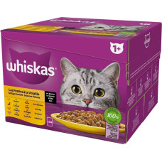 Whiskas Poultry Feast mitrā barība kaķiem, 24x85 g