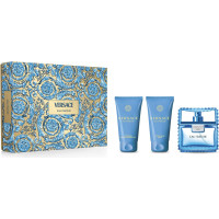 Komplekts Versace Man Eau Fraîche vīriešiem: tualetes ūdens EDT, 50 ml + dušas želeja, 50 ml + losjons pēc skūšanās, 50 ml