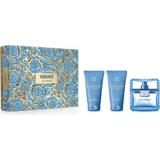 Komplekts Versace Man Eau Fraîche vīriešiem: tualetes ūdens EDT, 50 ml + dušas želeja, 50 ml + losjons pēc skūšanās, 50 ml