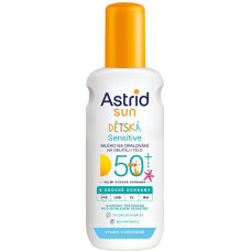 Astrid Sun SPF50+ purškiamas saules aizsarglosjons ķermenim un sejai bērniem, 150 ml