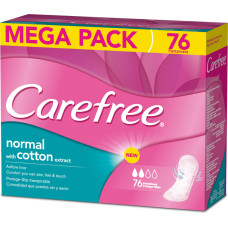 Higiēniskie ieliktnīši CAREFREE Cotton, 76gab.