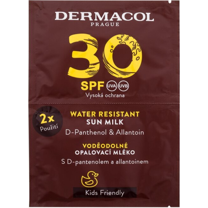 Sauļošanās krēms Dermacol Sun Milk, 2 x 15 ml