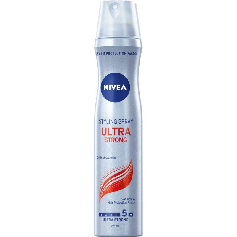 Laka matiem, ļoti spēcīgas fiksācijas Nivea ultra strong 250ml