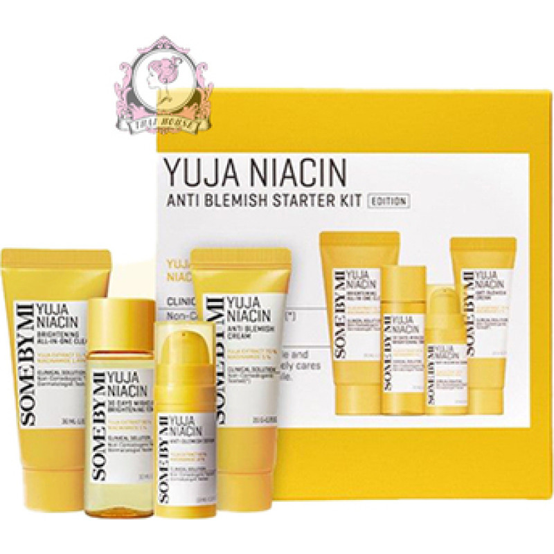 Some By Mi Yuja Niacin Anti Blemish Starter Kit - Cestovn&iacute; sada pro sjednocen&iacute; barevn&eacute;ho t&oacute;nu pleti