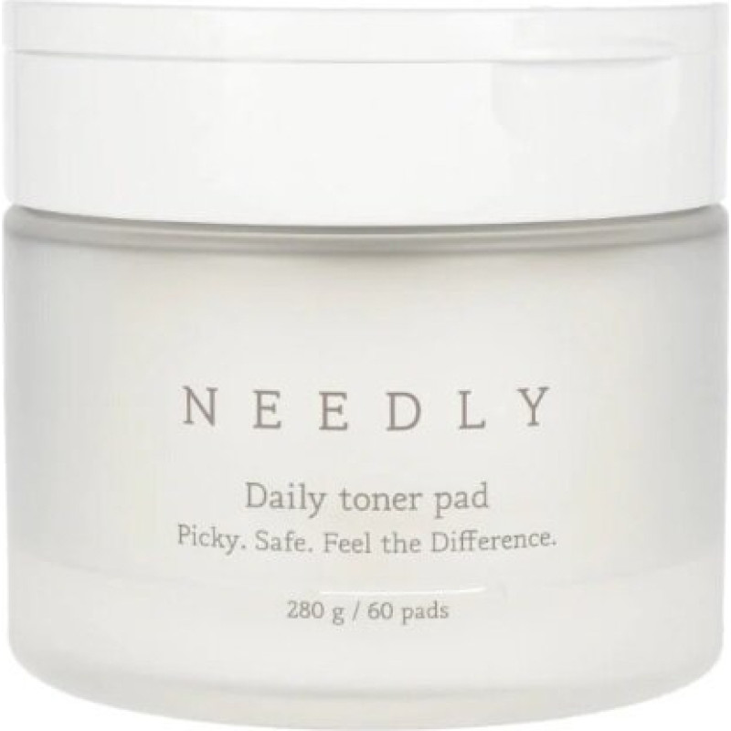 Eksfoliējošie sejas spilventiņi Needly Daily Toner Pad, 60 gab.