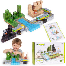 Multistore Magnetic construction blocks set for children 169 pieces