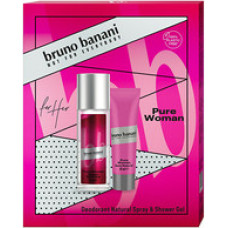 Bruno Banani Pure Woman Gift set Deodorant 75 ml and shower gel 50 ml