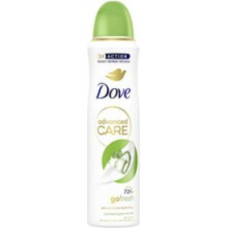Antiperspiranta sprejs Dove Advanced Care ar gurķi un zaļo tēju, 72 stundu aizsardzība, 150 ml