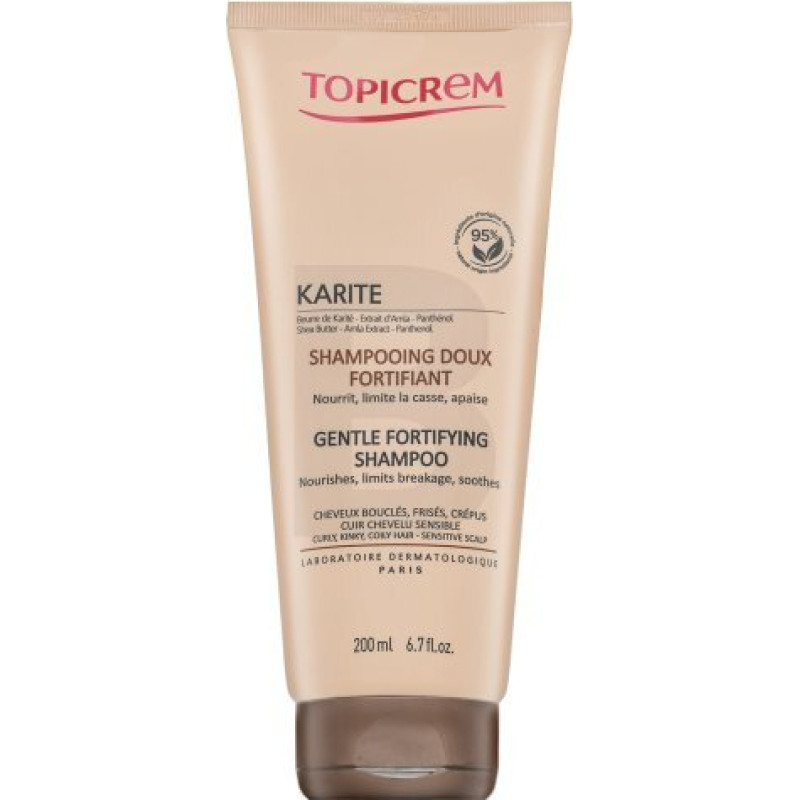 Topicrem Karité Gentle Fortifying Shampoo stiprinošs šampūns novājinātiem matiem 200 ml