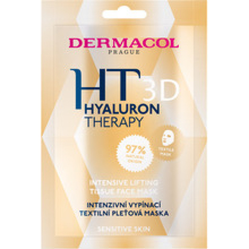 Dermacol 3D Hyaluron Therapy Intensive Lifting - Vyp&iacute;nac&iacute; textiln&iacute; pleťov&aacute; maska