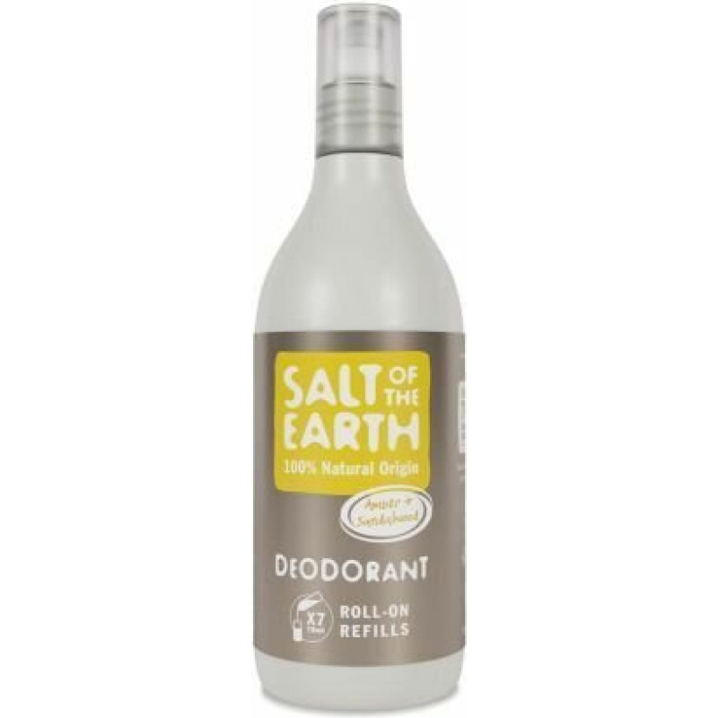 Rezerves uzpilde dabīgam rullējamam dezodorantam Amber & Santalwood , 525 ml