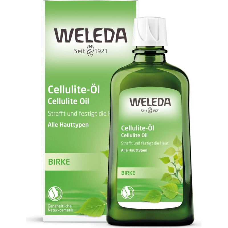 Eļļa no celulīta ar bērza lapu ekstraktu Weleda, 200 ml