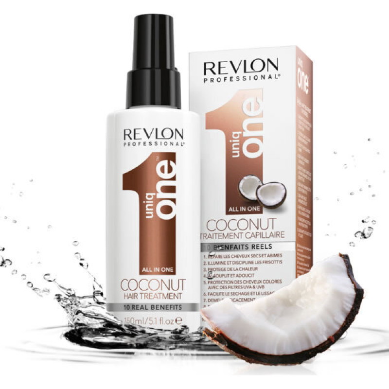 Nenoskalojama maska matiem Revlon Professional Uniq All In One Coconut, 150 ml