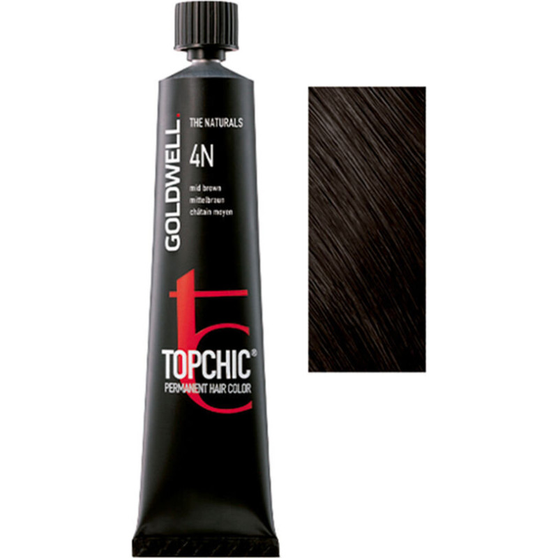 Matu krāsa Goldwell Topchic Tube 4N, 60 ml