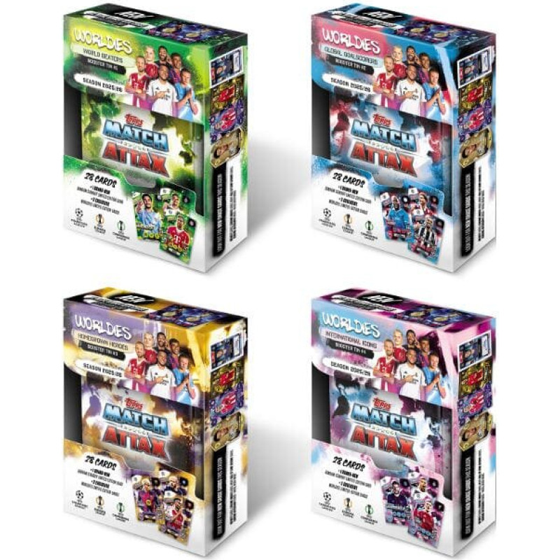 Kartiņas Topps Champions League 2025/26 Match Attax Booster TIN