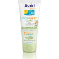 Maigs saules aizsargkrēms bērniem Astrid OF 30 Sun Kids & Baby 100% mineral filter, 100 ml