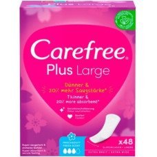 Carefree Plus lielie higiēniskie ieliktnīši, 48 gab.