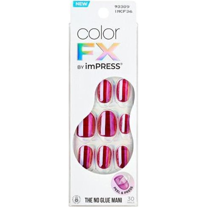 Uzlīmes ar naglām imPRESS Color FX (Tev apkārt) 30 gab.