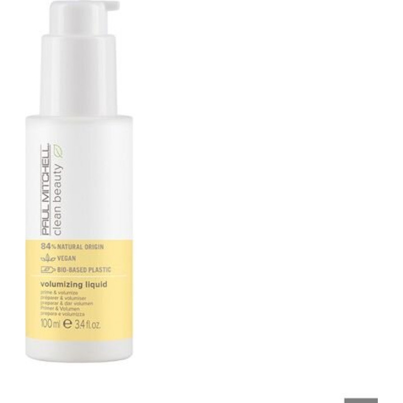 Paul Mitchell Clean Beauty apjoms palielinošs šķidrums Prime & Volumize 100ml