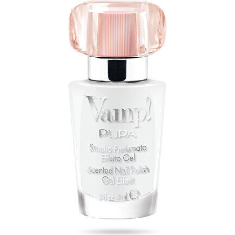 Parfimēta nagu laka Pupa Milano Vamp! Delicate White 101, 9ml