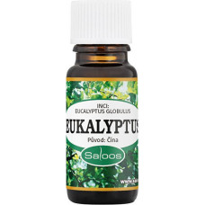 Saloos 100% dabīga eikalipta ēteriskā eļļa aromterapijai 10 ml