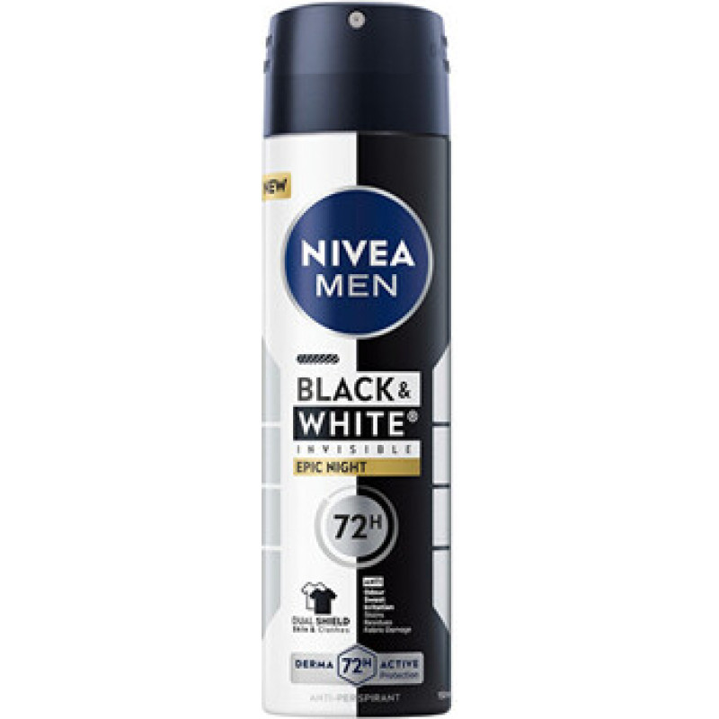 Nivea Men B&W Epic Night Anti-Perspirant - Antiperspirant ve spreji