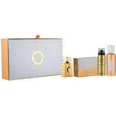Komplekts Armaf Club De Nuit Milestone vīriešiem: parfimērijas ūdens EDP, 30 ml + cietās ziepes, 130 g + ķermeņa sprejs, 50 ml + matu laka, 55 ml