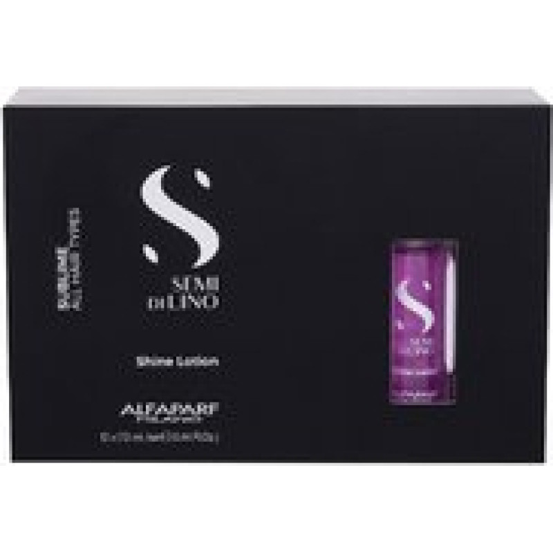 Alfaparf Milano Semi Di Lino Sublime Shine Lotion ( 12 x 13 ml ) - Hair care for hair shine