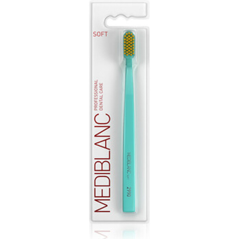 Mediblanc Soft Toothbrush ( Modr&yacute; ) - Zubn&iacute; kart&aacute;ček