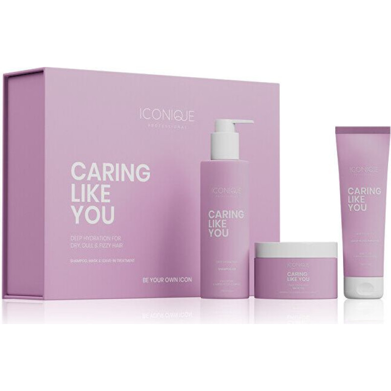 ICONIQUE Caring Like You dāvanu komplekts sausiem un bojātiem matiem
