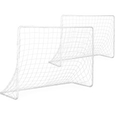 Divi futbola vārti ar futbola tīklu Eco Toys 180x122cm