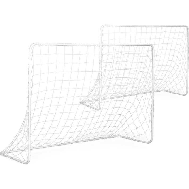 Divi futbola vārti ar futbola tīklu Eco Toys 180x122cm