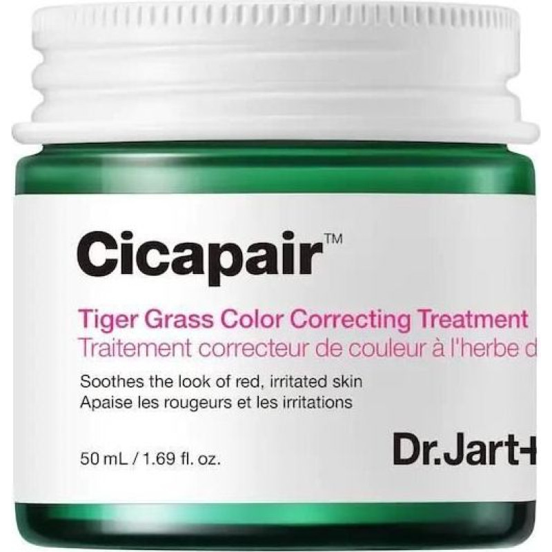 Ādas toni koriģējošs sejas krēms Dr.Jart+ Cicapair Tiger Grass Color Correcting Treatment, 50 ml