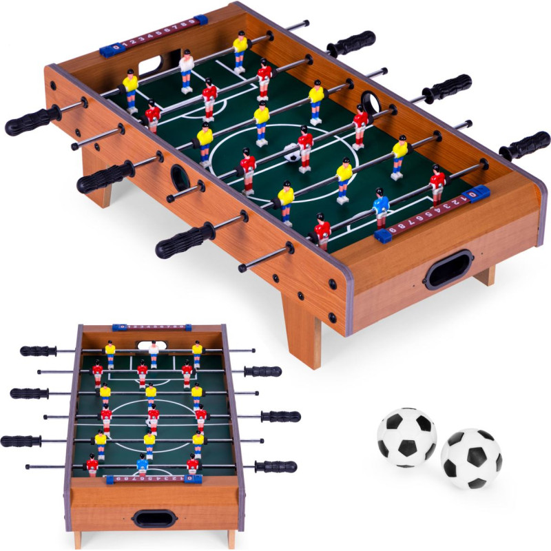 Ecotoys Mini table football 70x35 cm wooden table football ECOTOYS