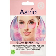 Astrid Glow Expert 4D - Rozjasňuj&iacute;c&iacute; hydrogelov&eacute; pol&scaron;t&aacute;řky pod oči s niacinamidem
