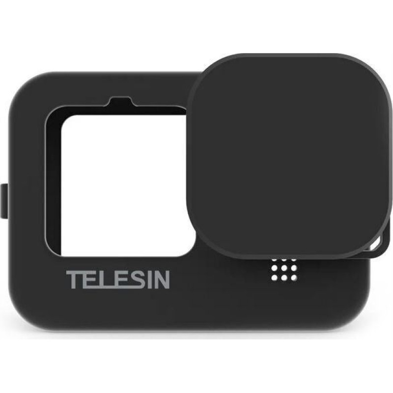 Telesin silikona maciņš kamerām GoPro Hero 9 / Hero 10, melns