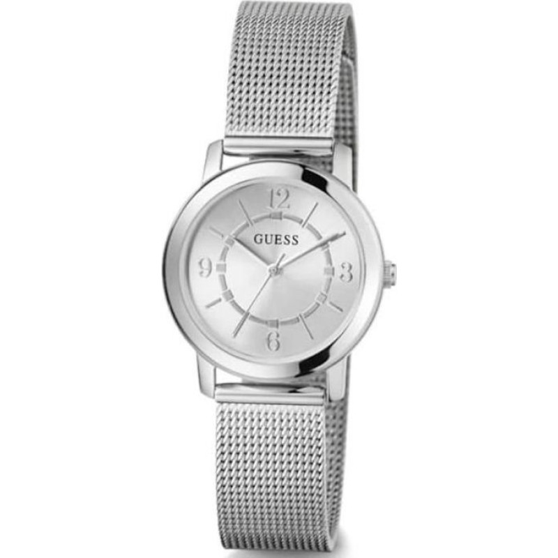 pulkstenis - Guess - Melody GW0666L1 - Kvarts - Nerūsējošais tērauds - 28 mm - Sudraba