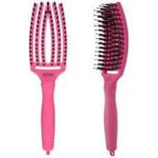 Olivia Garden Fingerbrush Combo Medium Hot Pink - Kart&aacute;č na vlasy