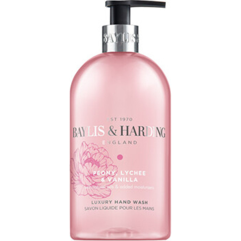 Baylis & Harding Peony, Lychee & Vanilla Hand Wash - Tekut&eacute; m&yacute;dlo na ruce
