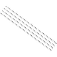 4 gabali 4 mm x 250 mm cietā akrila stienis