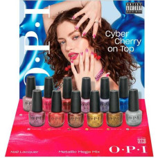 Nagu laku komplekts OPI Nail Lacquer Metallic Mega Mix 12 x 15 ml Dažādas metāliskas nokrāsas