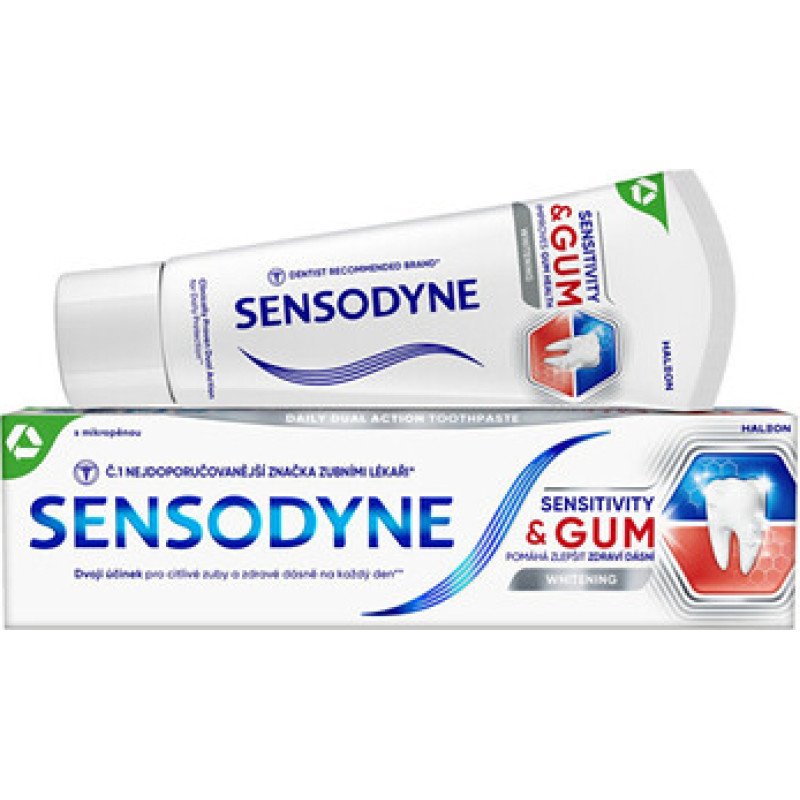 Sensodyne Sensitivity & Gum Whitening Toothpaste - Zubn&iacute; pasta pro citliv&eacute; zuby