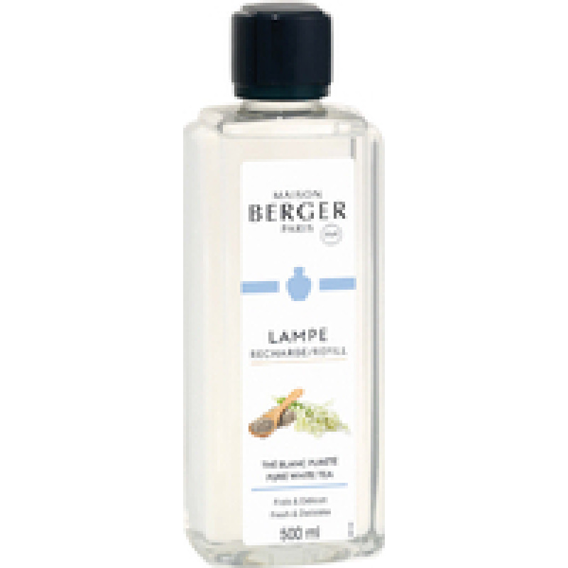 Maison Berger Paris Pure White Tea Lampe Recharge/Refill