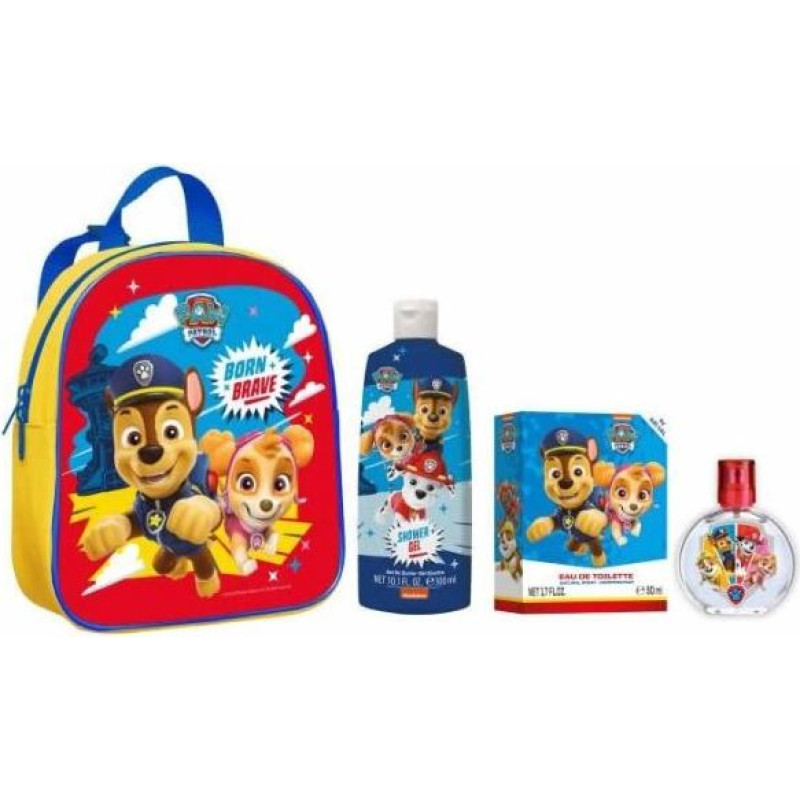 Paw Patrol dāvanu komplekts EDT 50 ml, dušas želeja 300 ml un mugursoma
