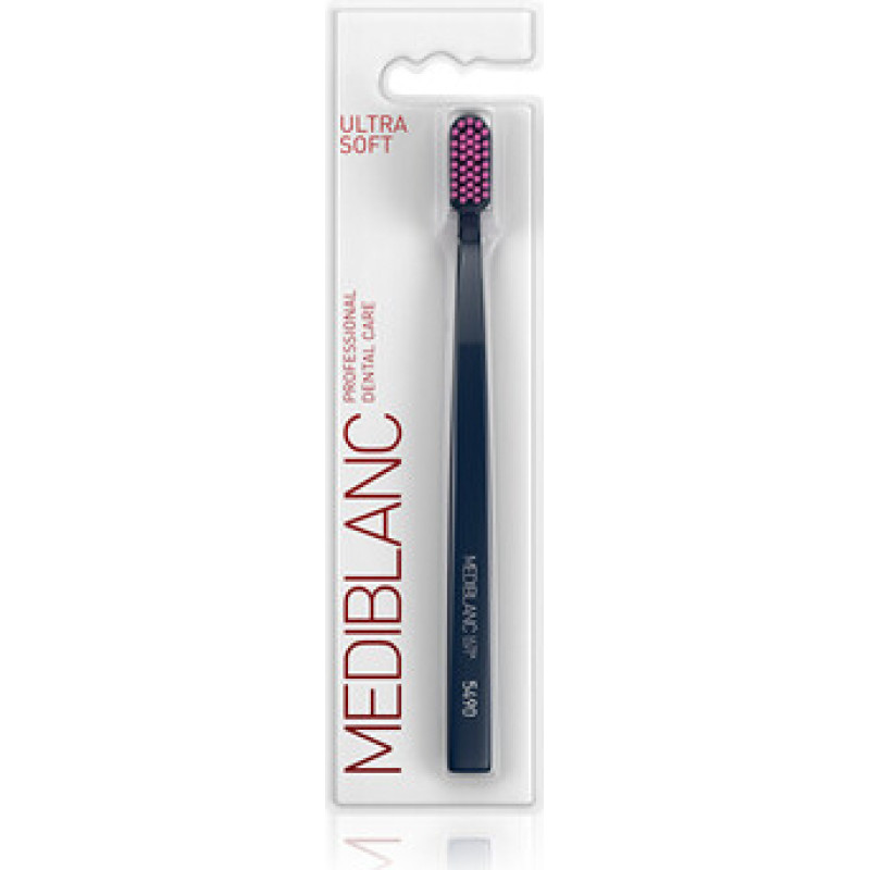 Mediblanc Ultra Soft Tmavě modr&yacute; - Zubn&iacute; kart&aacute;ček 1 ks